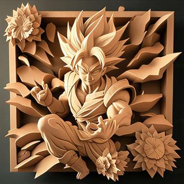 3D model Son Goku FROM NARUTO (STL)